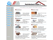 Tablet Screenshot of dd-huber.de